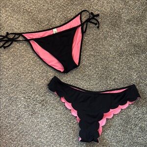 2 pack 2010s PINK Bikini Bottoms